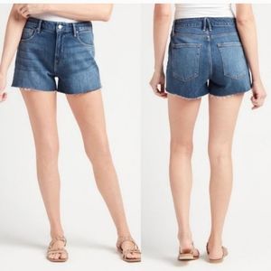 NWOT Good American Cut Off Denim Shorts size 0 / 25